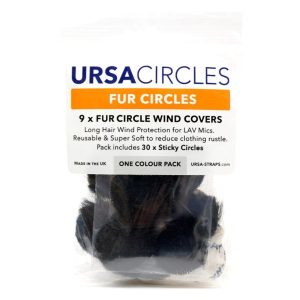 URSA 9x Fur Circles + 30x Stickies
Single Colour - Black