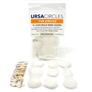 URSA 9x Fur Circles + 30x Stickies
Single Colour - White