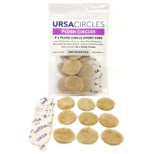 URSA 9x Plush Circles + 30x Stickies
Single Colour - Beige