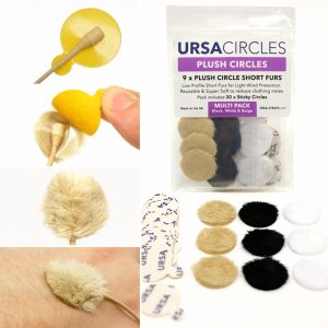 URSA 9x Plush Circles + 30x Stickies
Multipack (3x: White, Black, Beige)