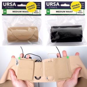 URSA LARGE Waist - DOUBLE POUCH - Big Pouch - Black