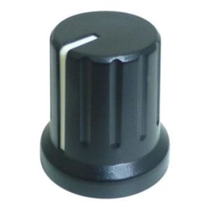 gomb RD 16x17mm, fekete