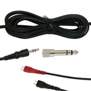 069427 Cable steel 3m jack3.5/jack6.3