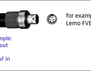 049916   3-pin LEMO AF plug