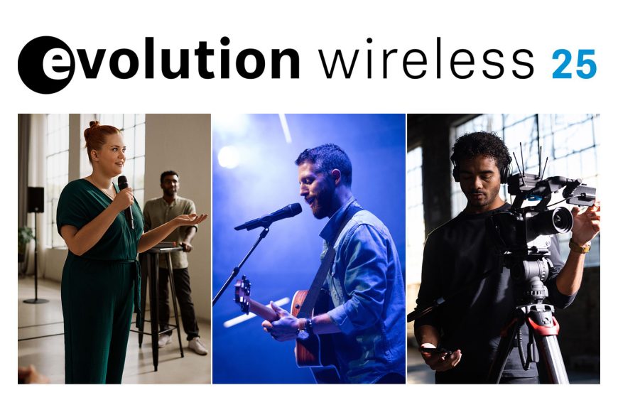 A Sennheiser most ünnepli az Evolution vezeték nélküli mikrofonok 25 éves évfordulóját