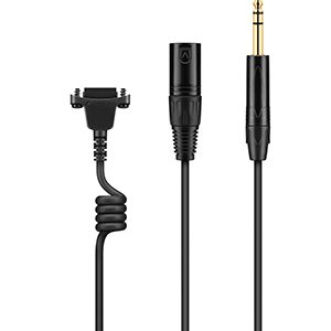 HEADSET CABLE X3K1 3PIN XLR-M, 1/4" PLUG